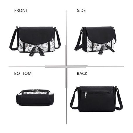 Női  táska - HJ-6721-4-Fekete 