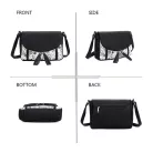 Női  táska - HJ-6721-4-Fekete 