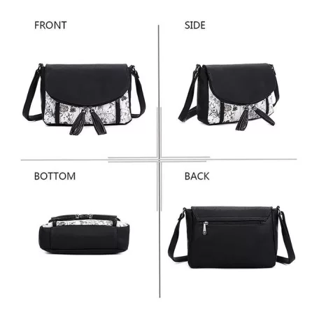 Női  táska - HJ-6721-4-Fekete 