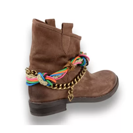 Inuovo női csizma-JOY Dark Brrown