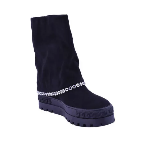 Graf n Berg női bokacsizma-K558-D739 Black