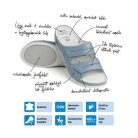 Batz női papucs-Lia kék