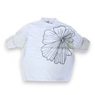 Key Fashion női pulóver-M25781P-feher