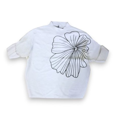 Key Fashion női pulóver-M25781P-feher