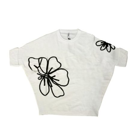 Key Fashion női pulóver-M25972P-feher