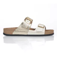 Batz női papucs-Mallorca Beige-Gld