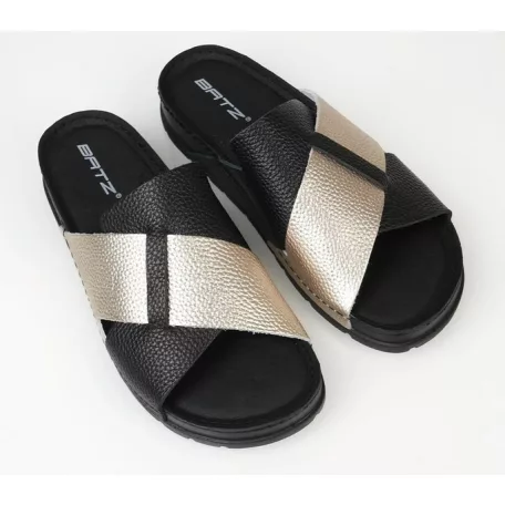 Batz női papucs-Marina Black Gold