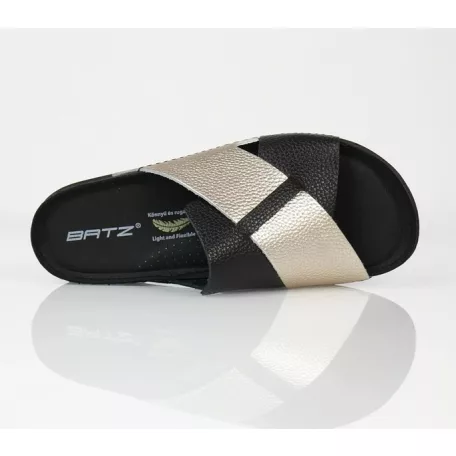 Batz női papucs-Marina Black Gold