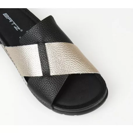 Batz női papucs-Marina Black Gold