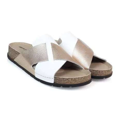 Batz női papucs-Marina White Gold