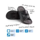 Batz férfi papucs-Mike Fekete