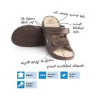 Batz férfi papucs-Mike barna