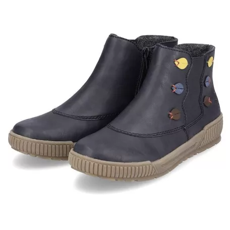 Rieker női bokacsizma-N0751-14