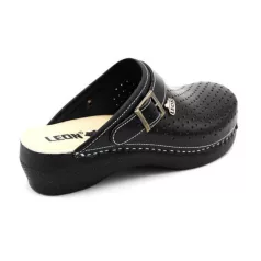Leon Comfort női papucs-PU 100 Fekete