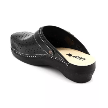 Leon Comfort női papucs-PU 101 Fekete
