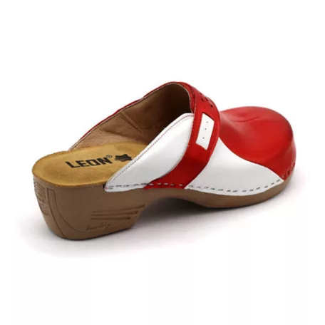 Leon Comfort női papucs-PU 154 Piros