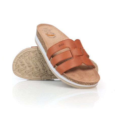 Batz női papucs-Perla Cognac