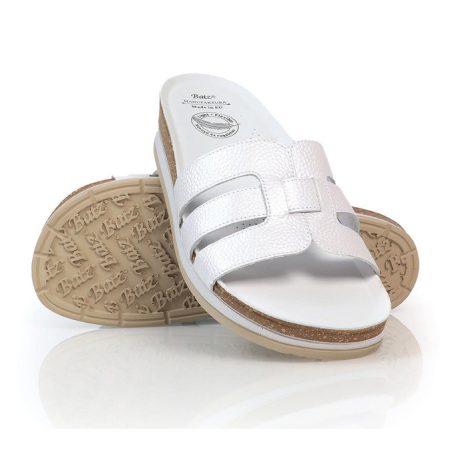 Batz női papucs-Perla Pearl-White