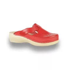 Leon Comfort női papucs-Pu 156 Piros