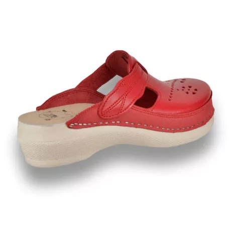 Leon Comfort női papucs-Pu 156 Piros