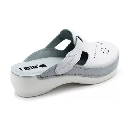 Leon Comfort női papucs-Pu 156 fehér
