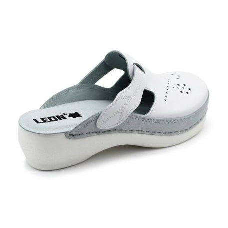 Leon Comfort női papucs-Pu 156 fehér