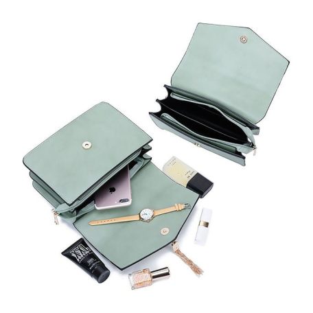 Női  táska - R-1519-2-Zold 