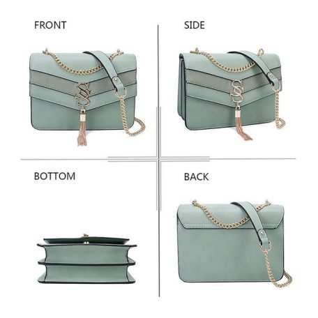 Női  táska - R-1519-2-Zold 