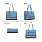 Női  táska - R-1646-1-Kek 