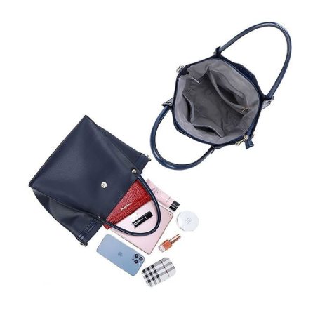 Női  táska - R-1677-Kek 