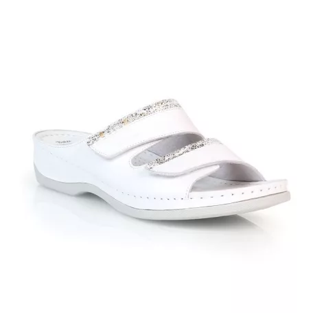 Batz női papucs-Rea Gold-White