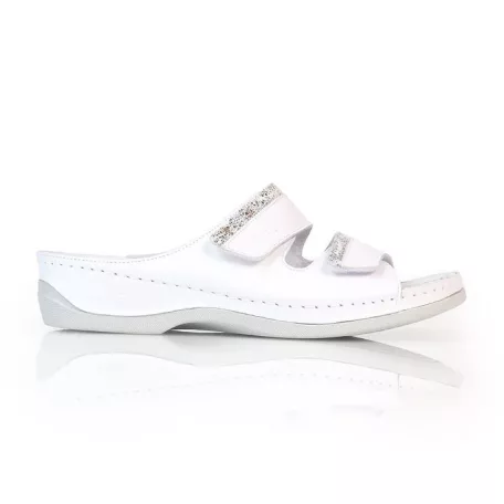 Batz női papucs-Rea Gold-White