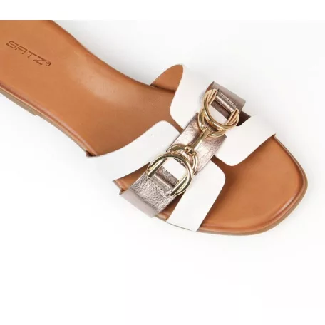 Batz női papucs-Rebeka White