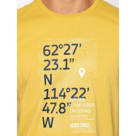Heavy Tools férfi póló-Marico Mustard