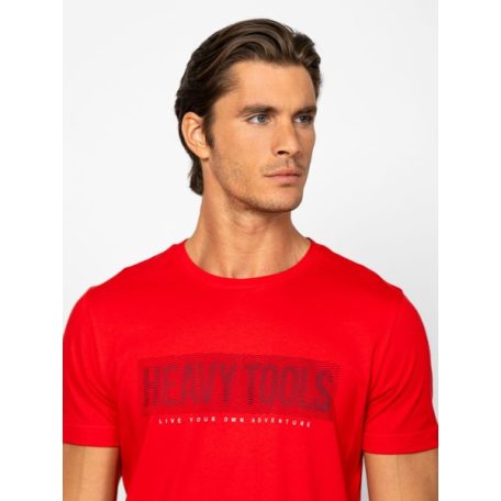 Heavy Tools férfi póló-Mareen Red