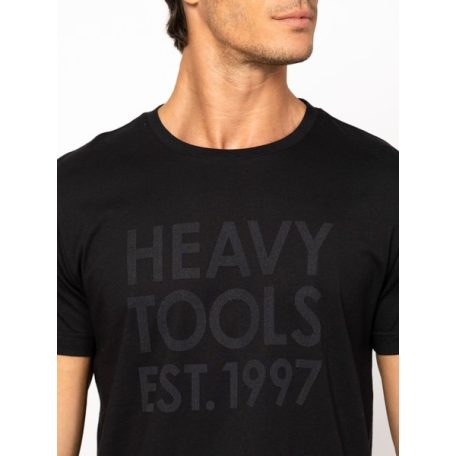 Heavy Tools férfi póló-Manzar Black