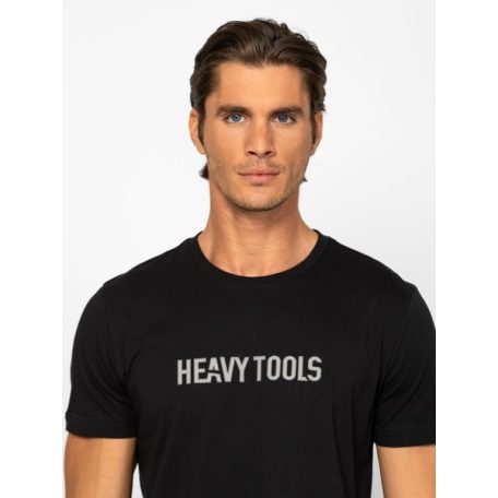 Heavy Tools férfi póló-Mangi Black