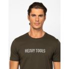 Heavy Tools férfi póló-Mangi Oilgreen