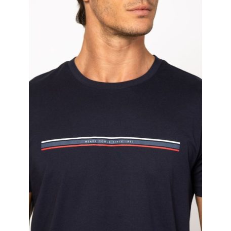 Heavy Tools férfi póló-Menio Navy