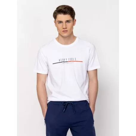 Heavy Tools férfi póló-Macon White