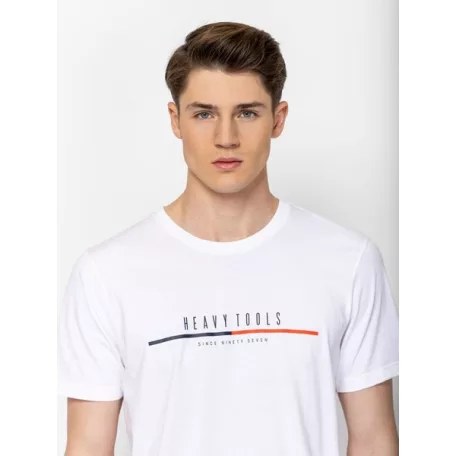 Heavy Tools férfi póló-Macon White