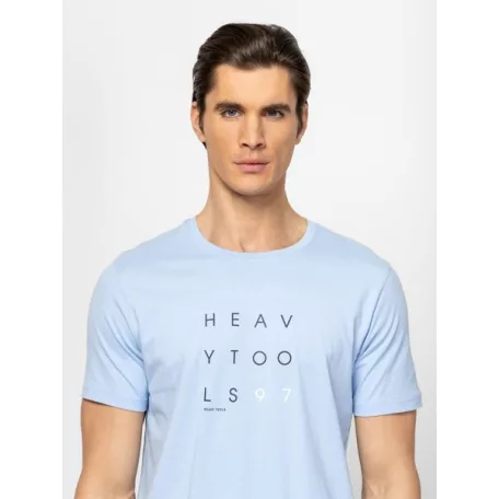Heavy Tools férfi póló-Merto Lightblue