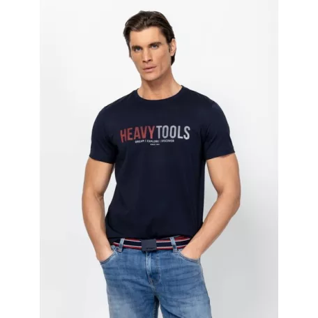 Heavy Tools férfi póló-Merlos Aqua