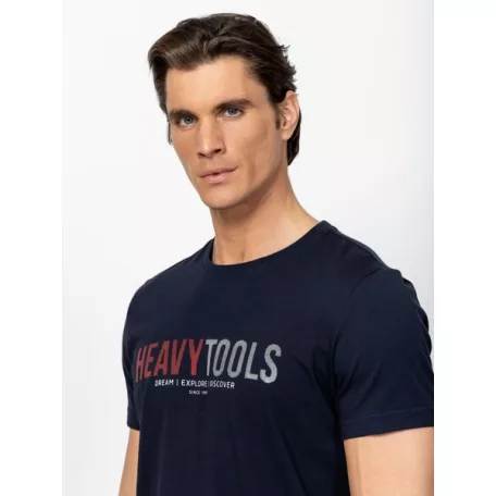 Heavy Tools férfi póló-Merlos Aqua