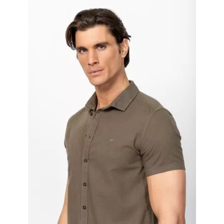 Heavy Tools férfi ing-Reevas26 Khaki