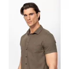 Heavy Tools férfi ing-Reevas26 Khaki