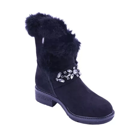 Graf n Berg női bokacsizma-T451-K439 Black