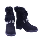Graf n Berg női bokacsizma-T451-K439 Black
