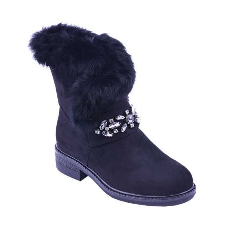 Graf n Berg női bokacsizma-T451-K439 Black