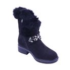 Graf n Berg női bokacsizma-T451-K439 Black